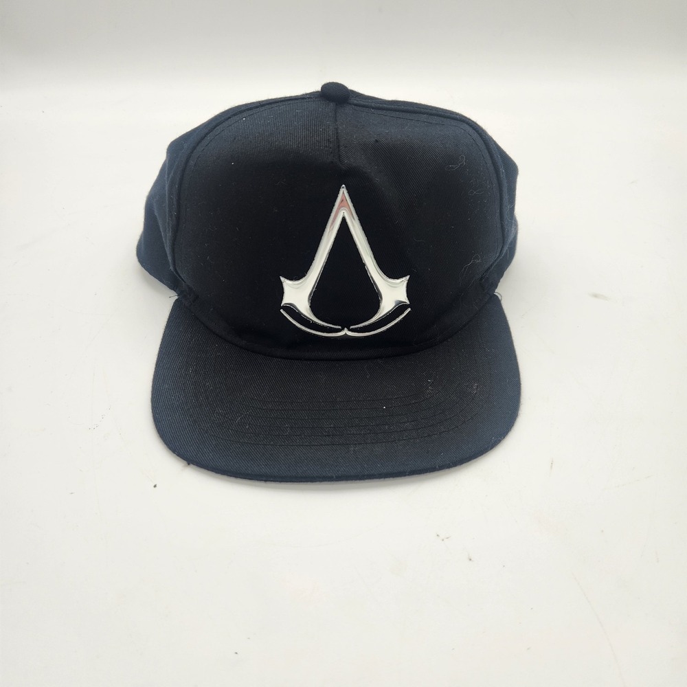 Assassins Creed SnapBack Hat Playstation Xbox Gaming Black Flag Unity